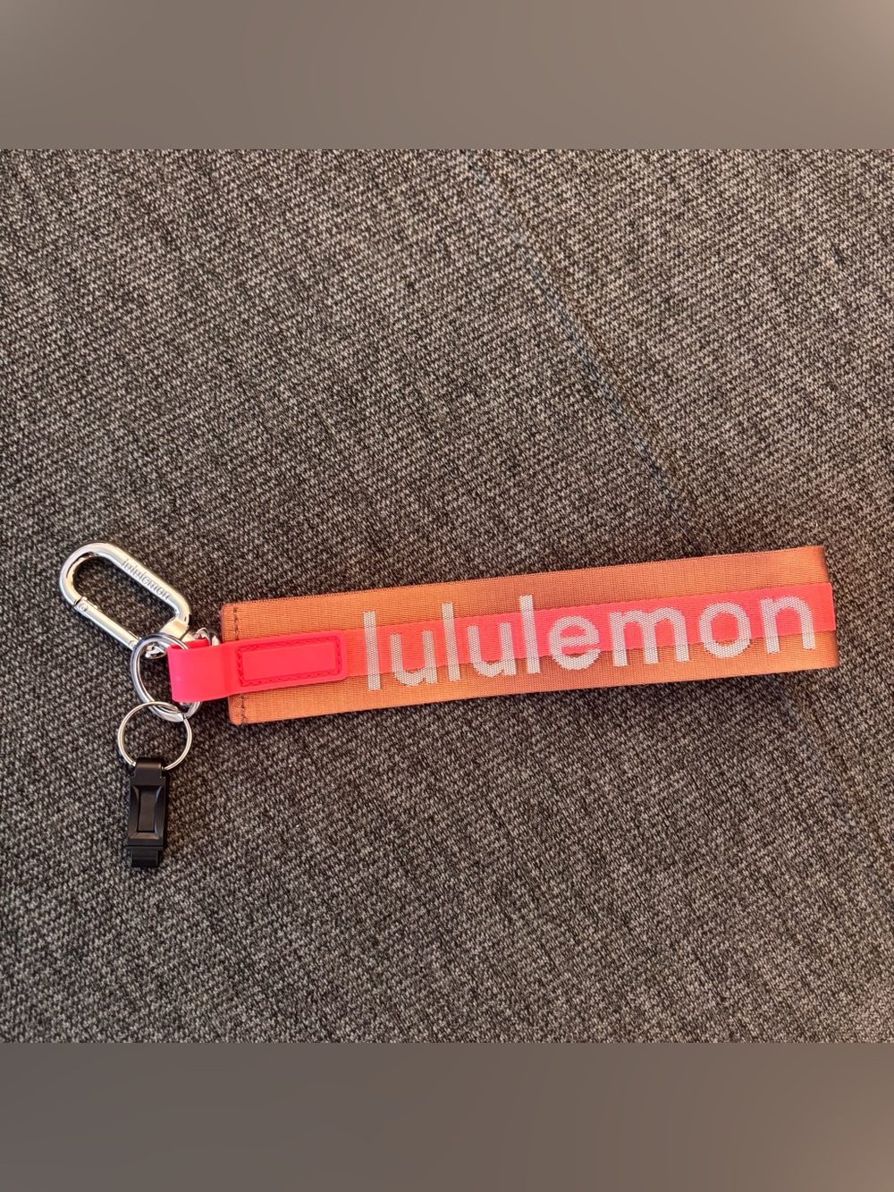Lululemon Pink Key Fob Strap